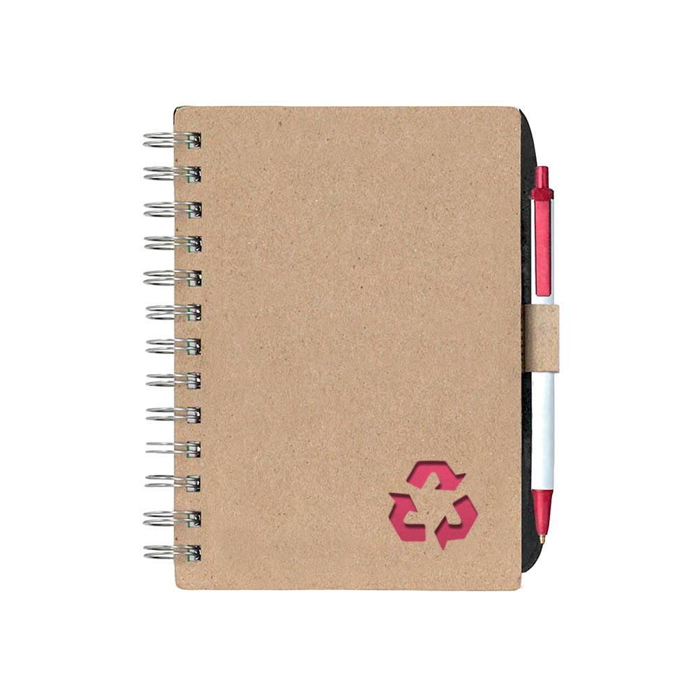 Brown Kraft paper notebook and ball pen sets